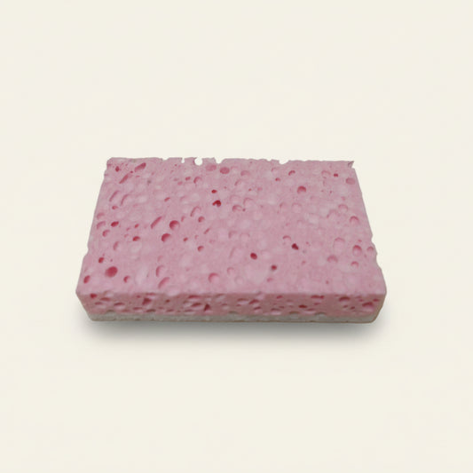 Sponrex sanitairspons roze voor kwetsbare oppervlakken