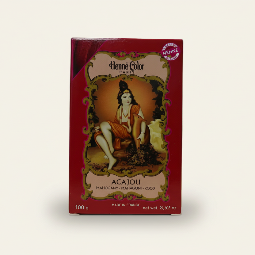 Hennapoeder rood/acajou 100 gram