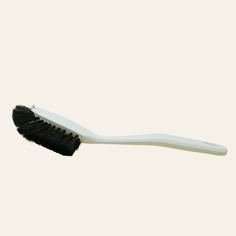Afwasborstel white line - paardenhaar (zacht & effectief)
