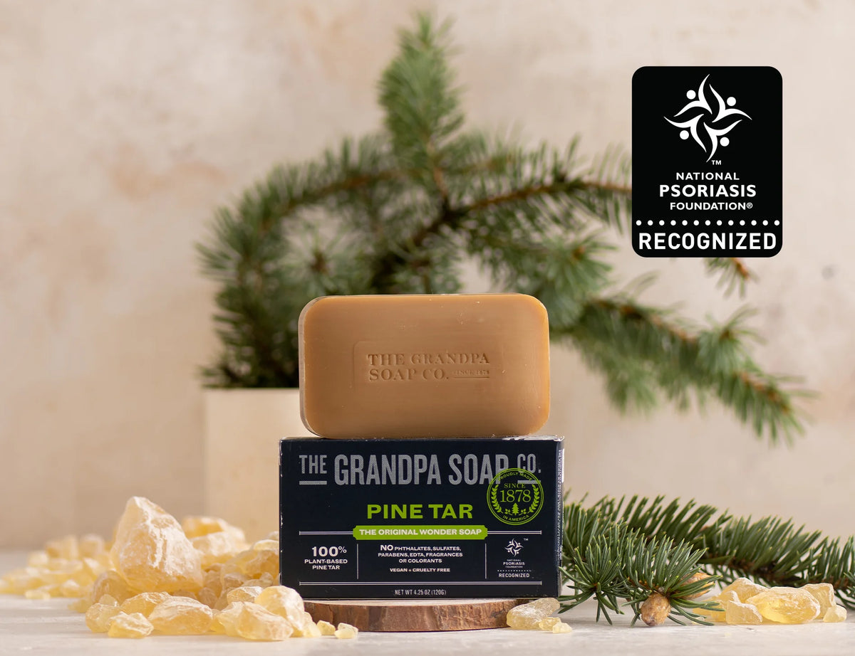 Grandpa Soap Pine Tar-zeep van 120 gram