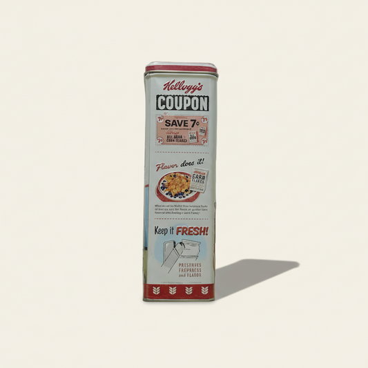 Bewaarblik kellogg's - retro corn flakes design