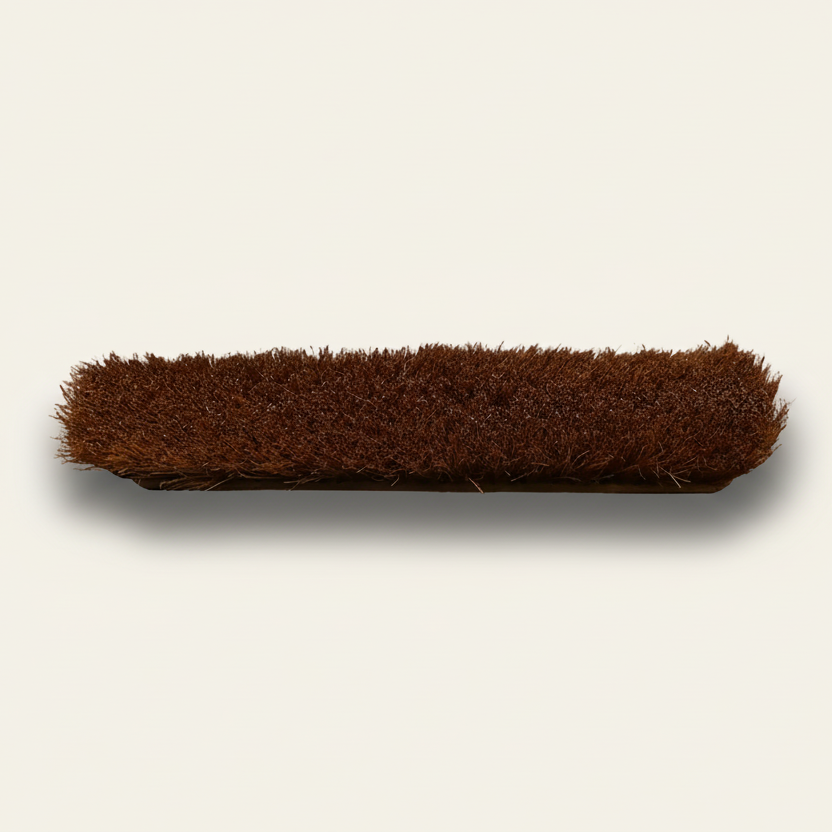 Kokosveger met steelhouder - 60 cm