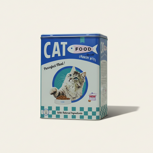 Blik xl kattenvoer vers bewaren
