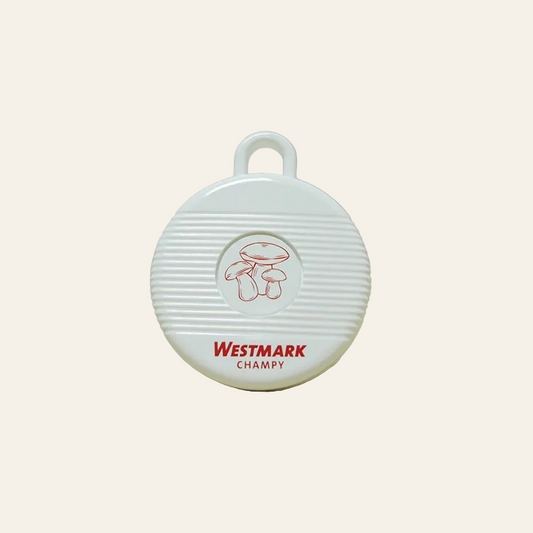 Champignonborstel - rond wit (westmark)