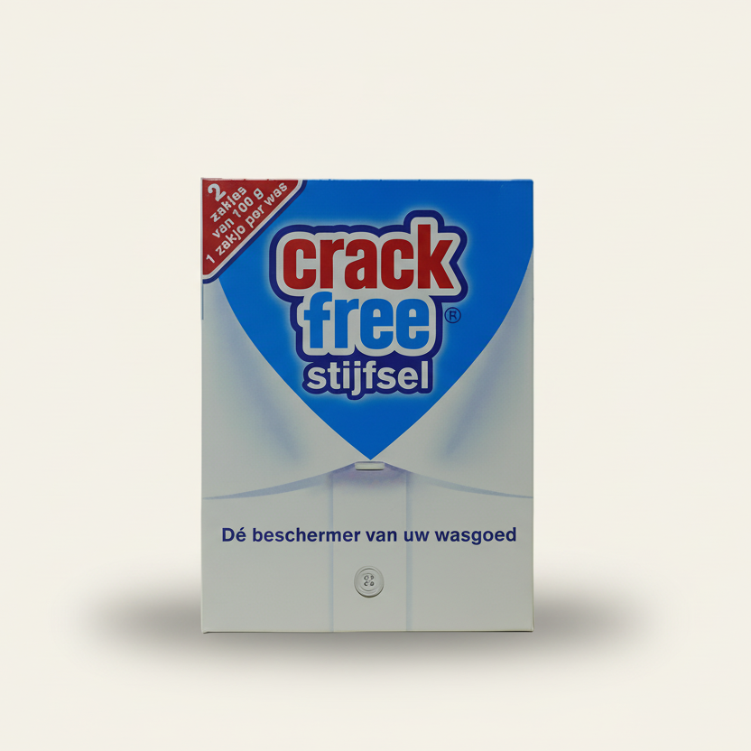 Crackfree stijfselpoeder - textielverzorging (200 gram)