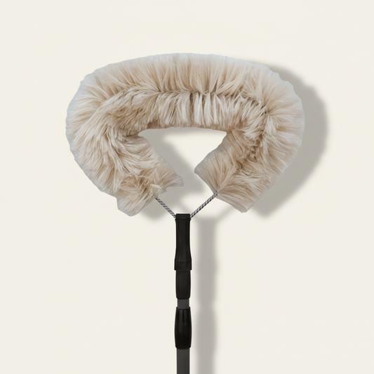 Geitenharen ragebol met telescoopsteel