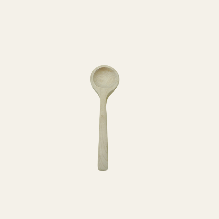 Houten pollepel diep - ahornhout FSC - 16 cm