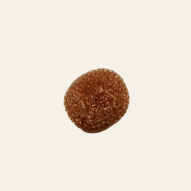 Koperen pannenspons - krasvrij & krachtig