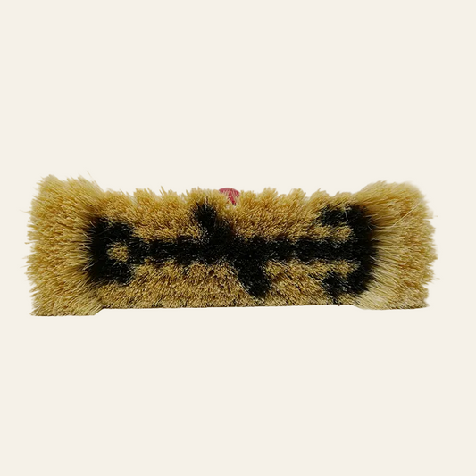 Fiber luiwagen met baard & steelhouder