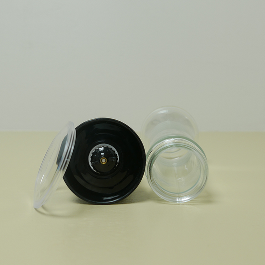 Peper- of zoutmolen hoog - glas & keramiek