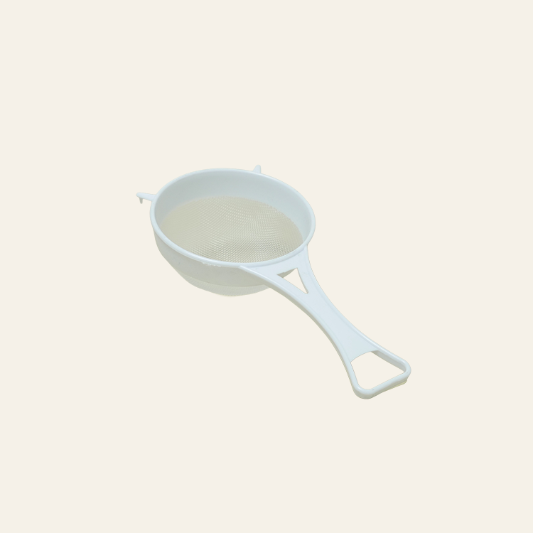 Plastic zeefje - wit (ø 12 cm - ideaal voor kefir)
