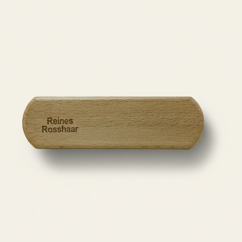 Schoen uitpoetsborstel - bruin (17 cm)
