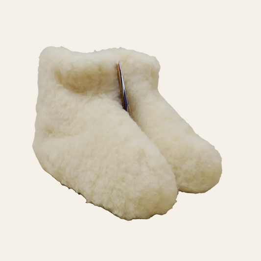 Woolwarmers wollen slof dolly wit