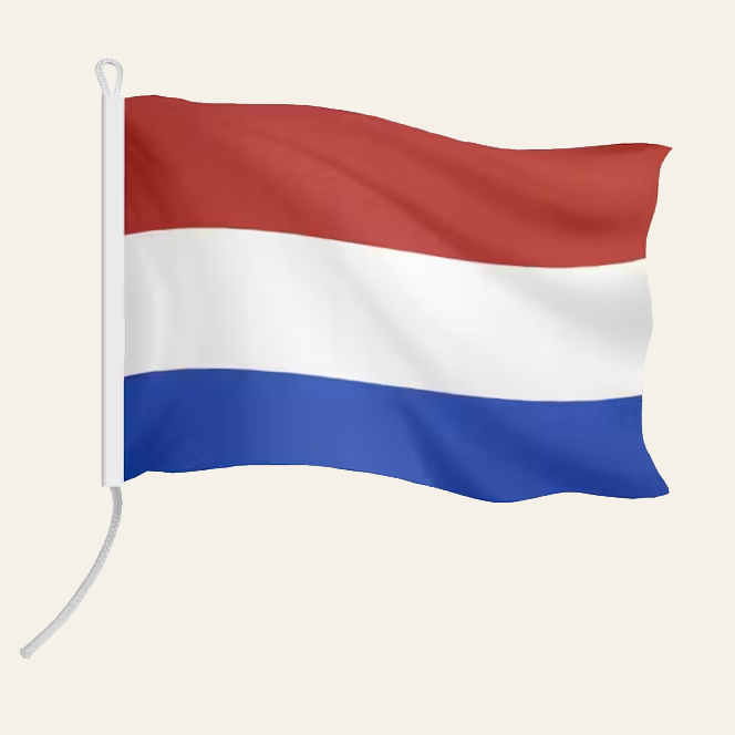 Vlag Nederland spun-poly - meerdere maten