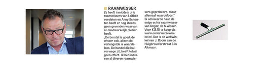 Als een echte glazenwasser | Huishoud Tips van Emile Bode