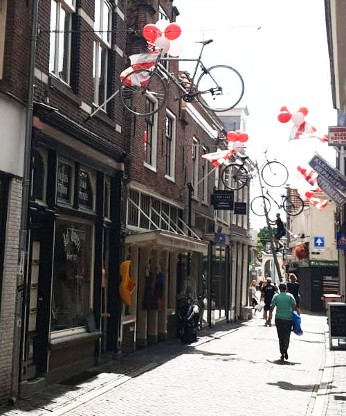 EK Wielrennen in de Huigbrouwerstraat