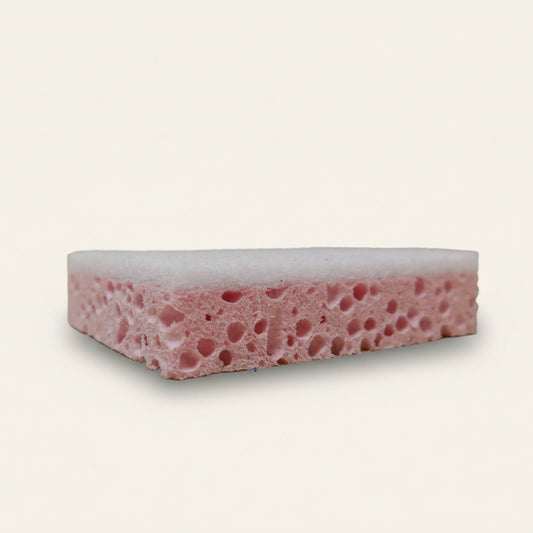 Sponrex sanitairspons roze voor kwetsbare oppervlakken
