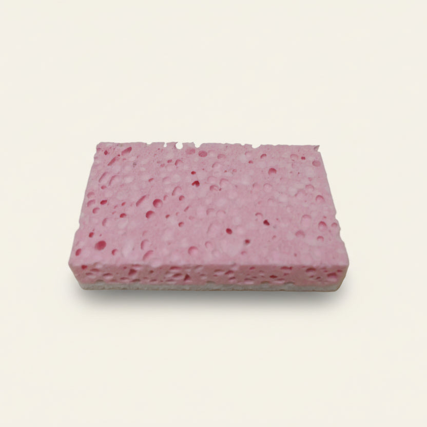 Sponrex sanitairspons roze voor kwetsbare oppervlakken