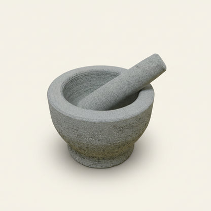 Vijzel met stamper - graniet (natuursteen)