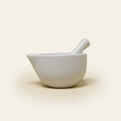 Porseleinen vijzel - Diep model (12,5 cm)