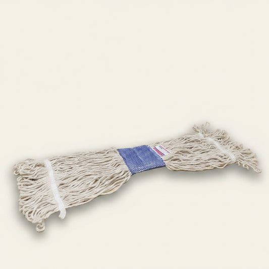 Moppen mopres met blauwe schuurband bovenop 400 met band