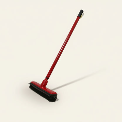 Rubberen bezem met wisserlip en telescoopsteel - 30 cm