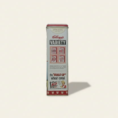 Bewaarblik kellogg's - retro corn flakes design