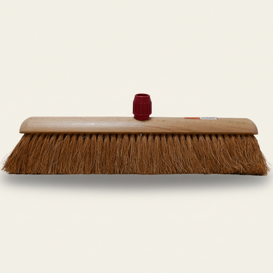 Kokosveger met steelhouder - 60 cm