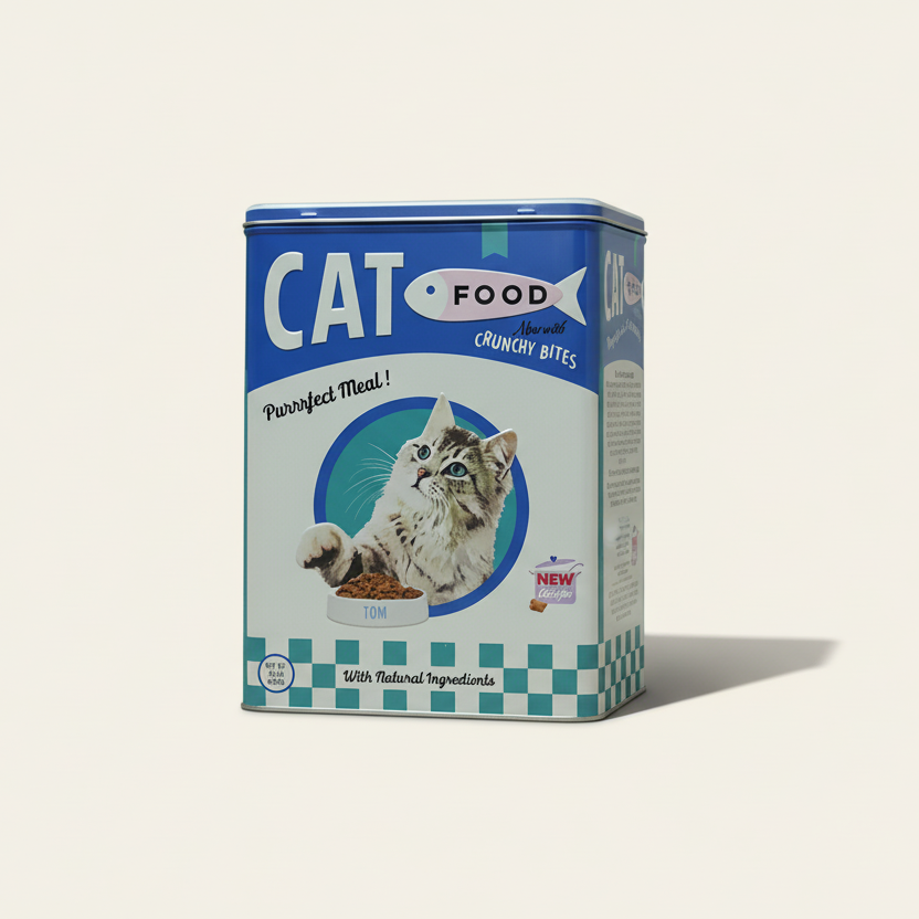 Blik xl kattenvoer vers bewaren