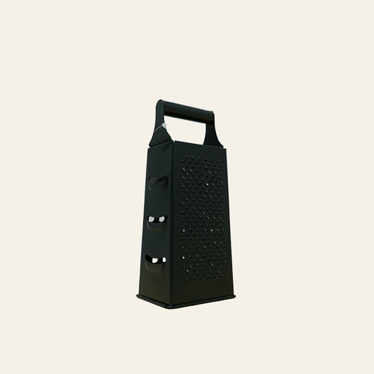 Blokrasp 4-zijdig - RVS Zwart - 23 cm