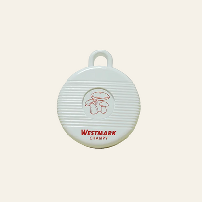 Champignonborstel - rond wit (westmark)