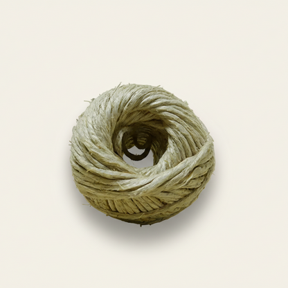Cordel touw 3-draads - vlas/hennep (500 gram)