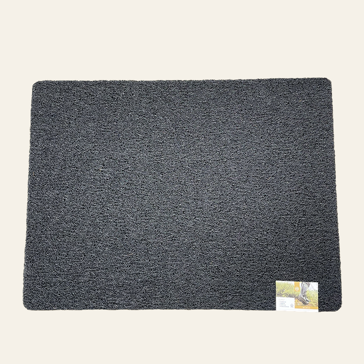 Curly mat black - 60x80cm