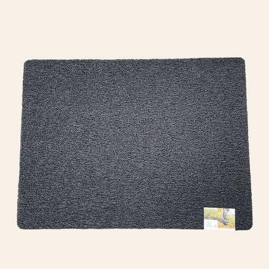 Curly mat black - 60x80cm