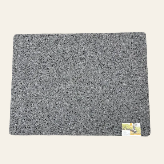 Curly mat grey - 60x80cm