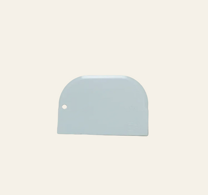 Deegkrabber & schraper - nylon wit (15 x 10 cm)
