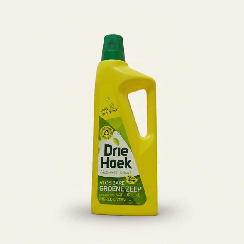 Driehoek vloeibare groene zeep - natuurlijk (725 ml)