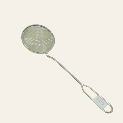Frituur zeef - vertind met schuine steel (ø 12 cm)