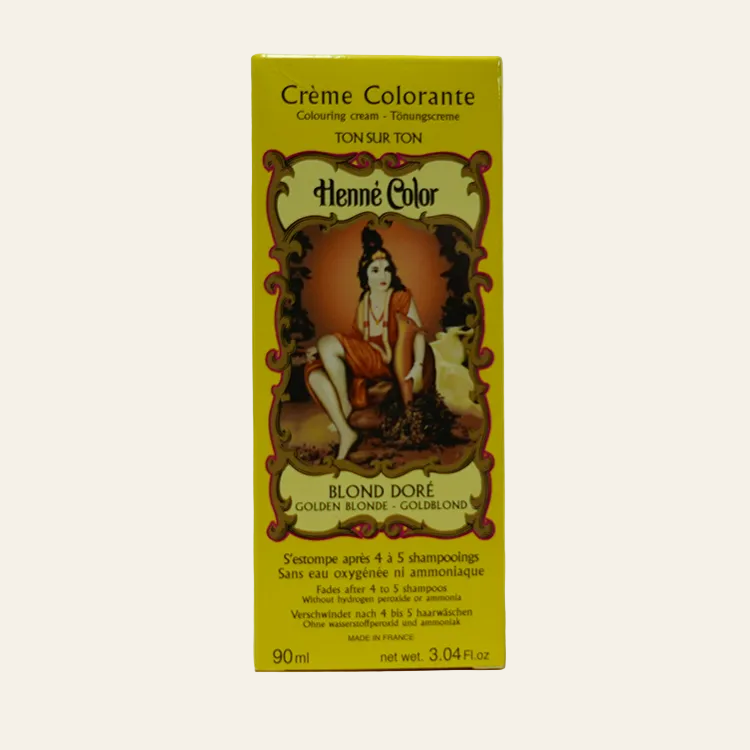 Henna crème colorante goudblond (blond doré) - 90ml