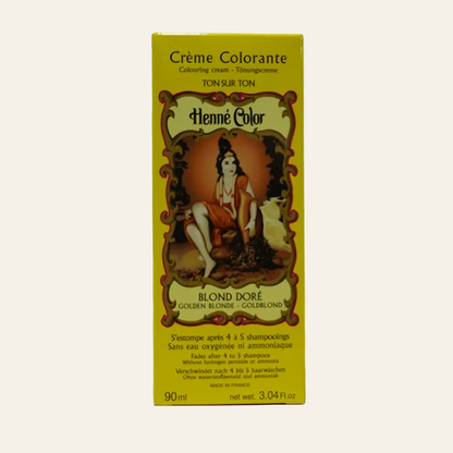 Henna crème colorante goudblond (blond doré) - 90ml