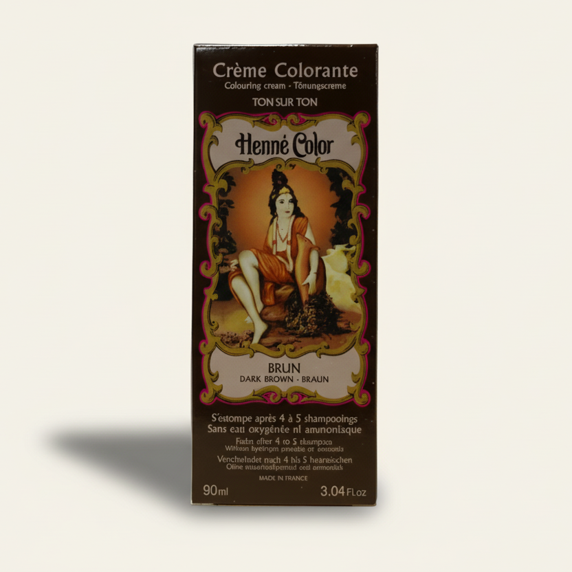 Henna crème colorante bruin (brun) - 90ml
