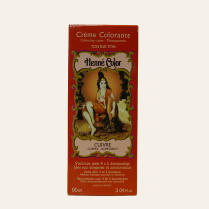Henna crème colorante koper (cuivre) - 90ml