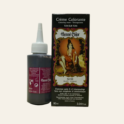 Henna crème colorante zwart (noir) - 90ml