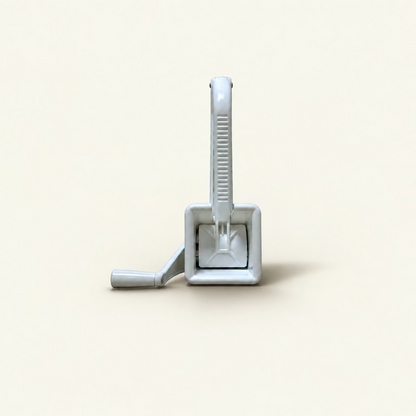 Kaasmolen - wit & rvs (krachtig tafelmodel)