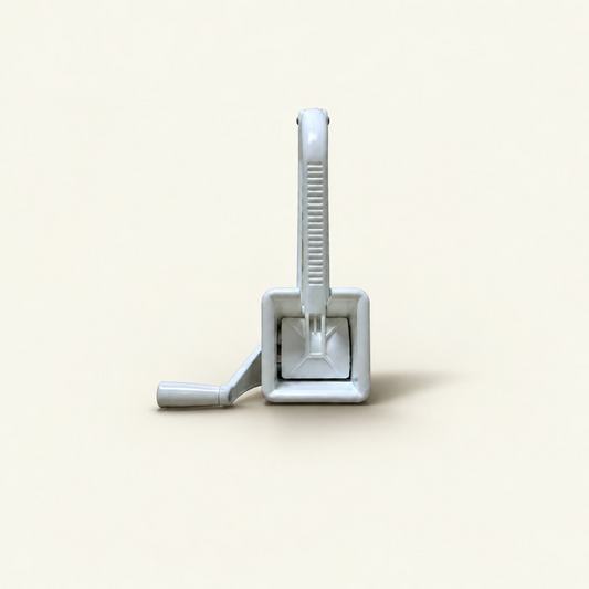 Kaasmolen - wit & rvs (krachtig tafelmodel)