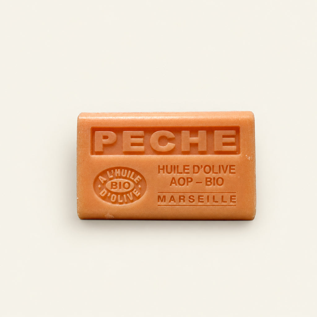 Marseillezeep met perzikgeur – 125 gram