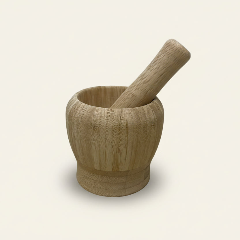 Vijzel met stamper - Bamboo (10 x 9 cm)