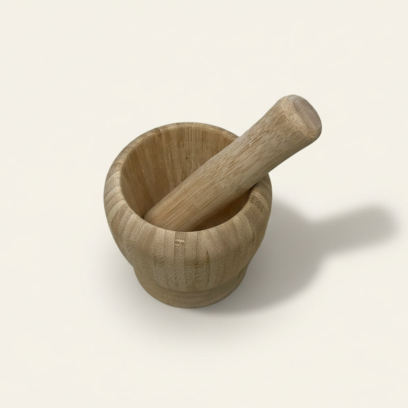 Vijzel met stamper - Bamboo (10 x 9 cm)