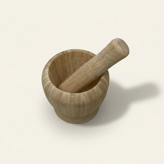 Vijzel met stamper - Bamboo (10 x 9 cm)