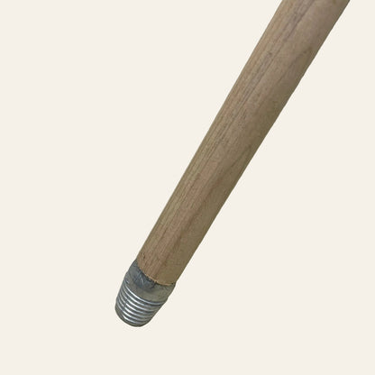 Houten steel met schroefdraad - 140 cm